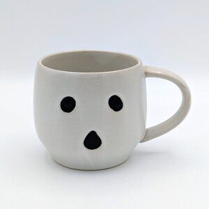 Pottery Barn Gus the Ghost Mug 16 oz Figural 3D Matte Glaze Coffee Tea Halloween